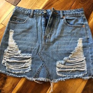 Denim skirt